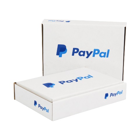 50 x PP4 PayPal White Cardboard Postal Mailing Boxes 218x152x42mm